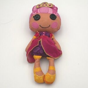 Lalaloopsy Sahara Mirage Soft Plush Rag Doll Princess Gold Crown MGA 10 Inch